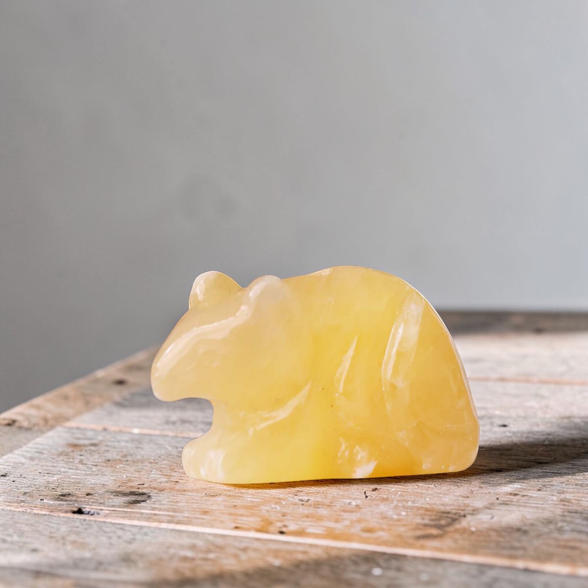 Yellow Calcite Mouse (3)