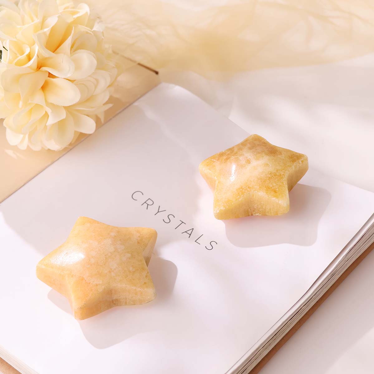 Yellow Calcite Star (6)