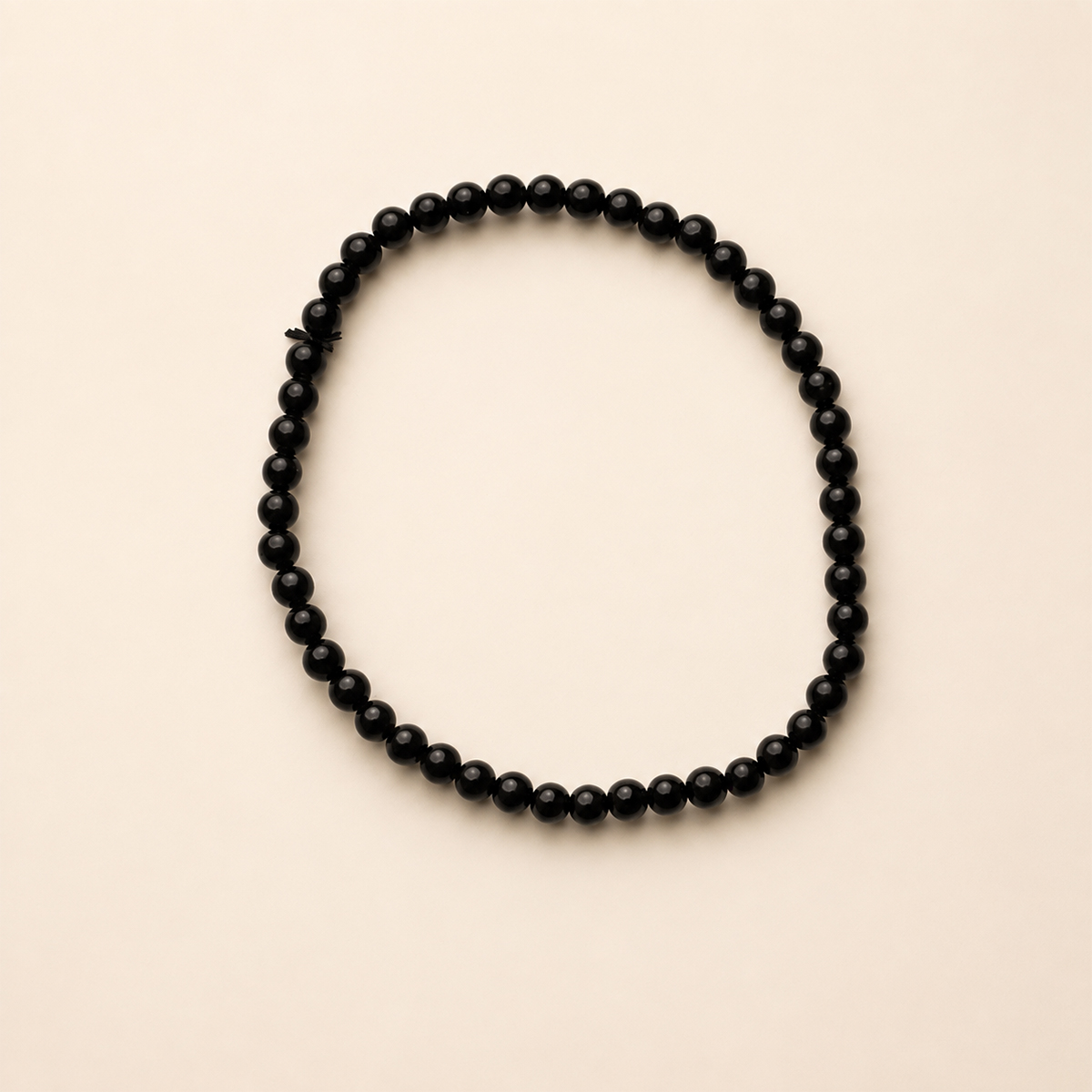 Black Tourmaline Bracelet - Shubhanjali Store (2) black tourmaline round beads bracelet