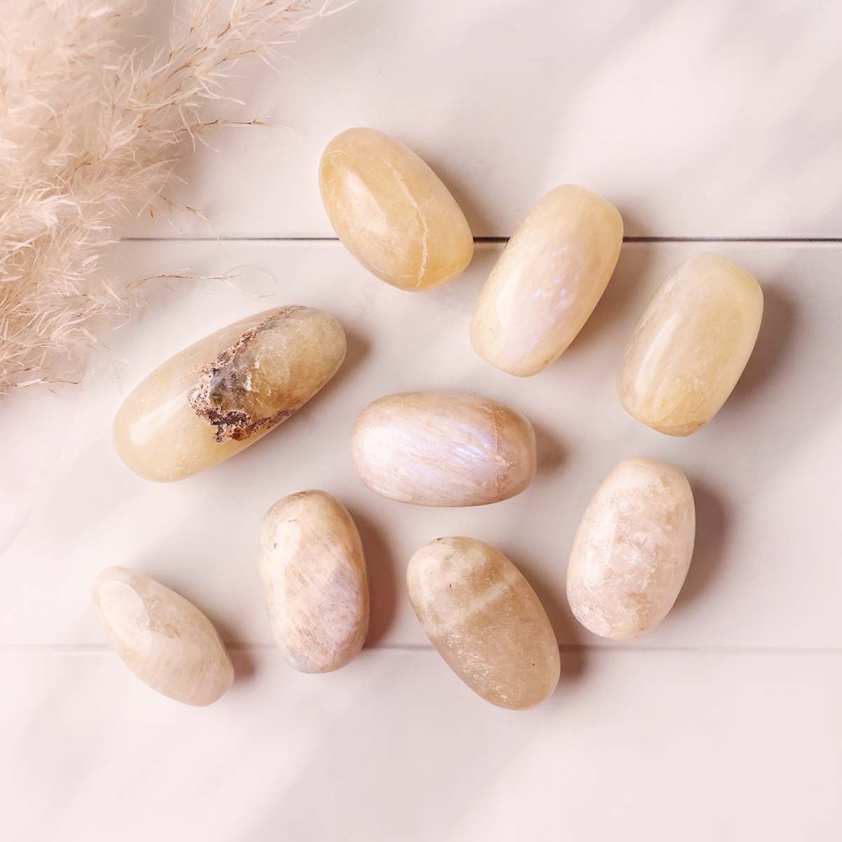 Blue Moonstone Tumble (2)