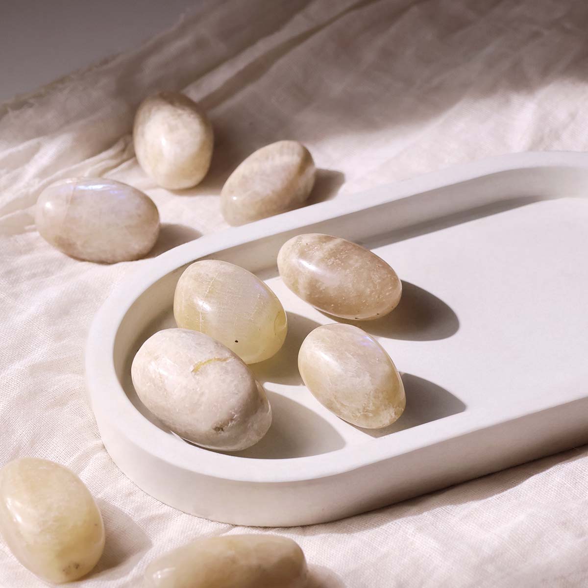 Blue Moonstone Tumble (5)