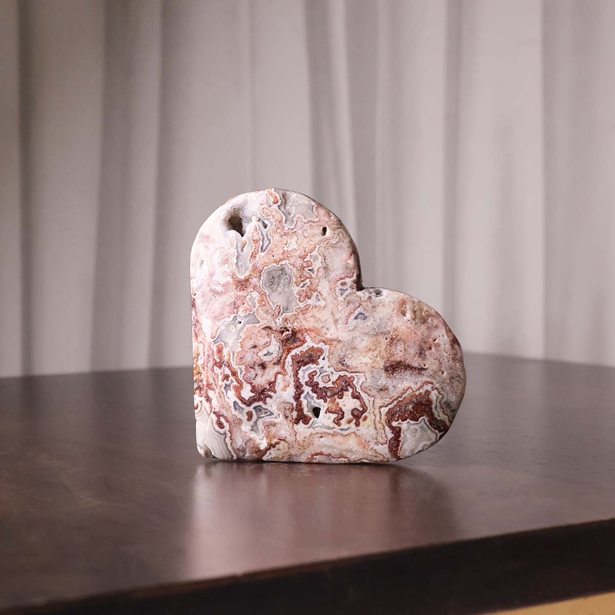 Crazy Lace Agate Heart (3)