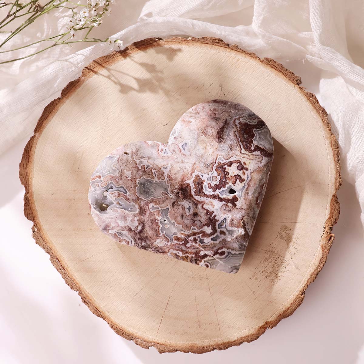 Crazy Lace Agate Heart (6)