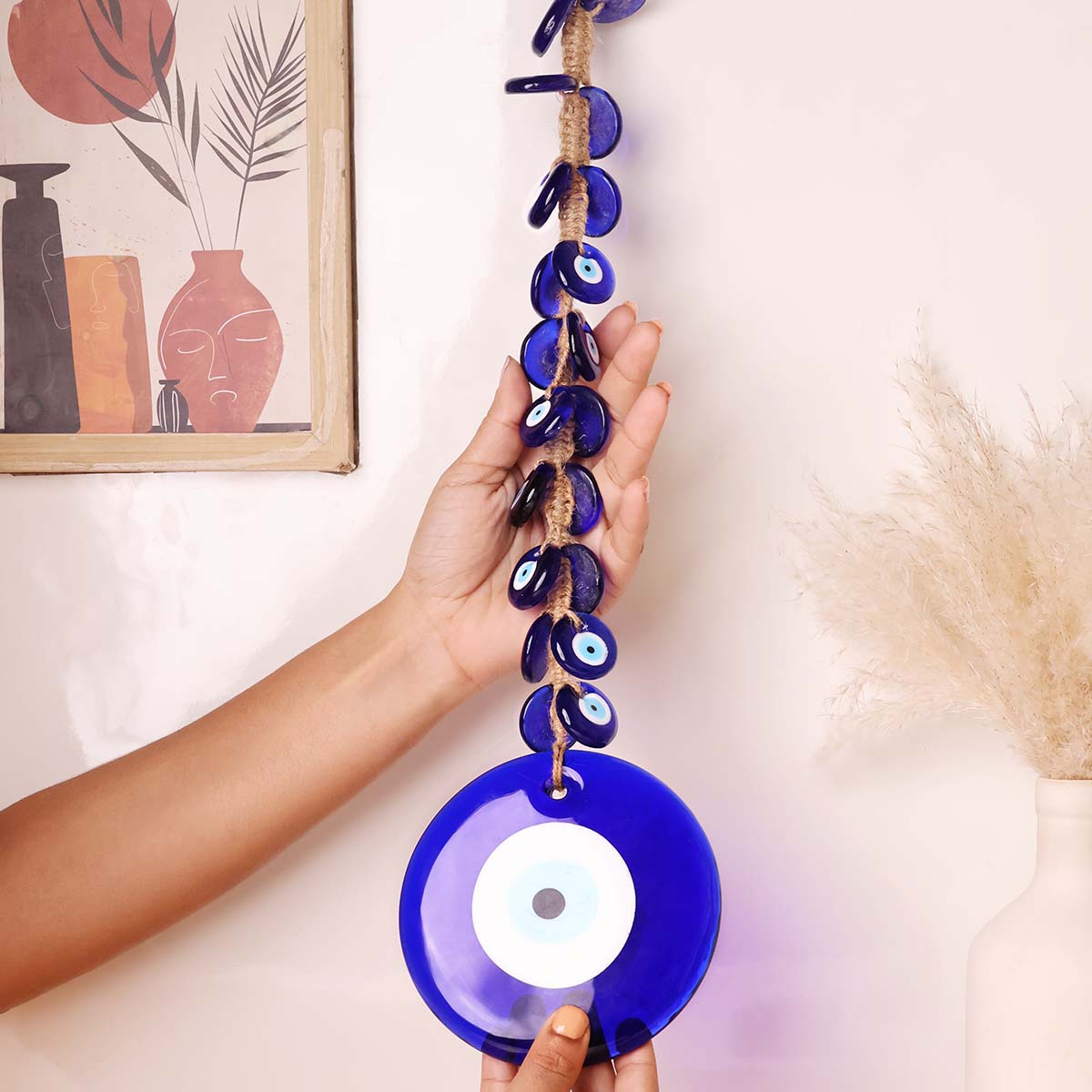 Evil eye Jute Rope Hanging (5)