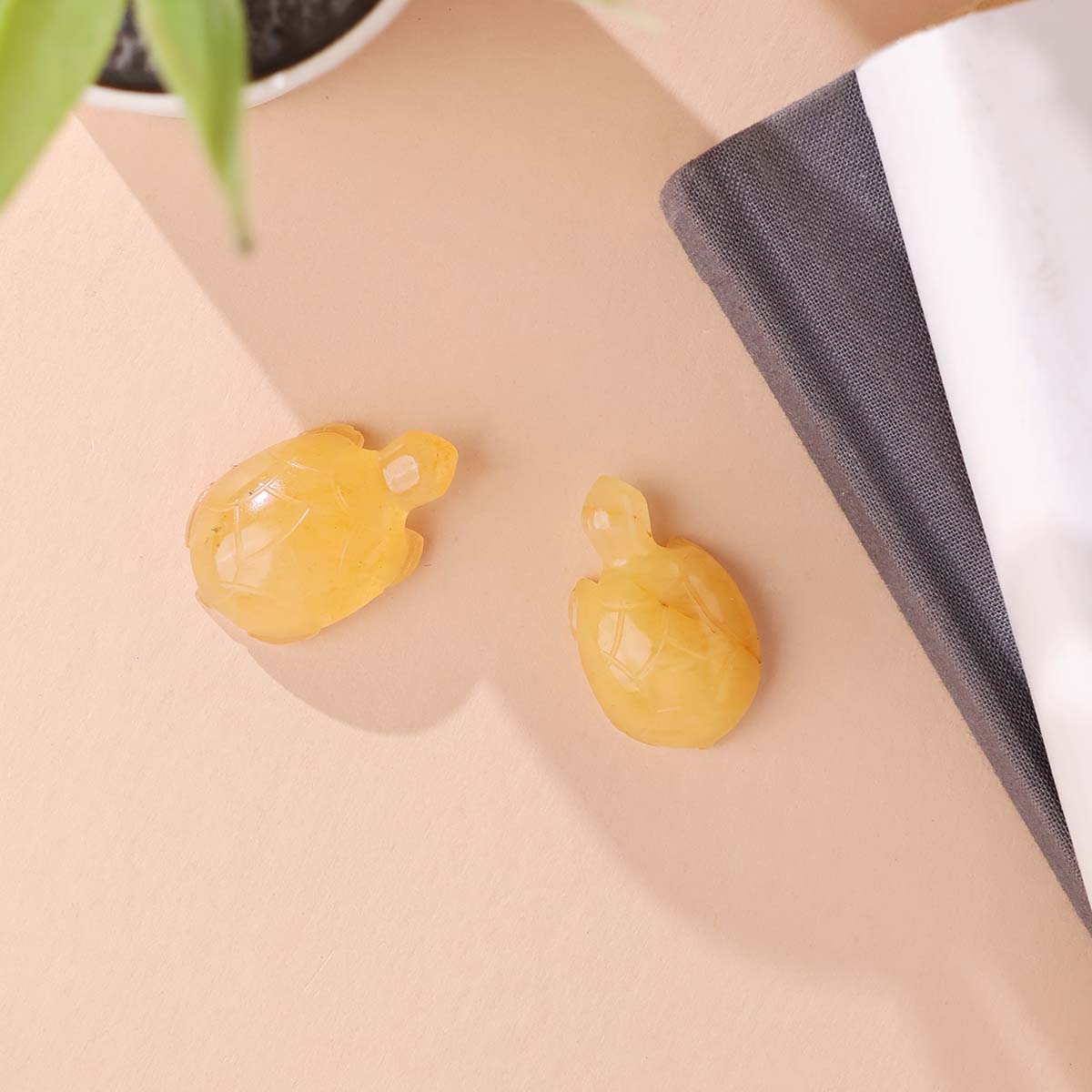 Golden Quartz Small Tortoise Plain (5)