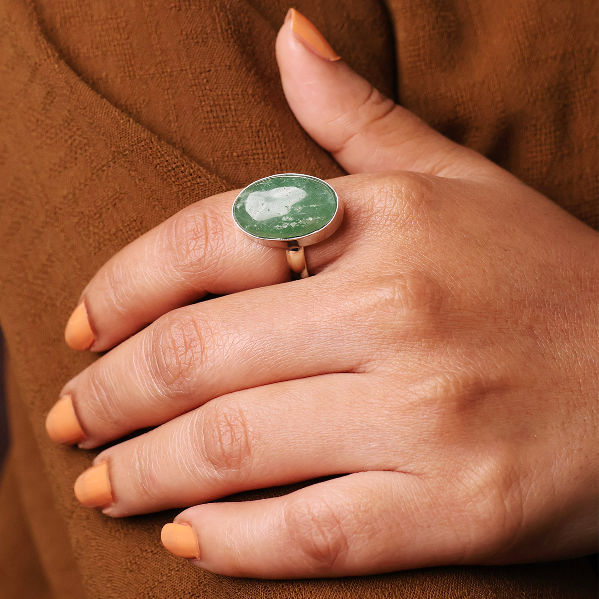 Green Aventurine Stone Rings (34)