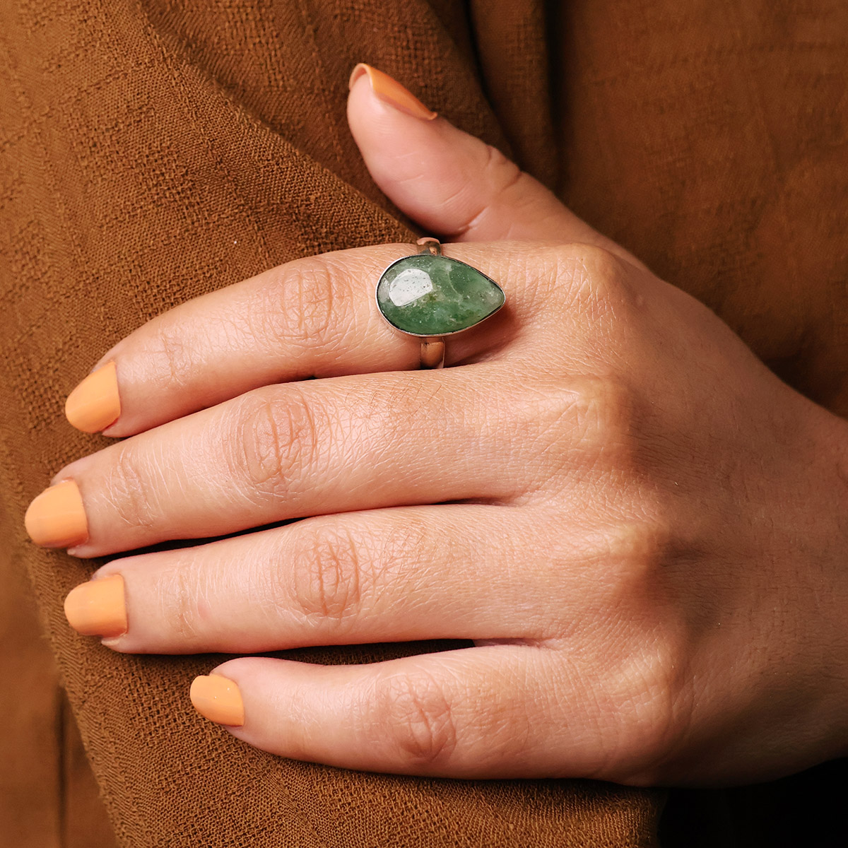 Green Aventurine Stone Rings (36)