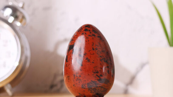 Mahogany Obsidian Egg