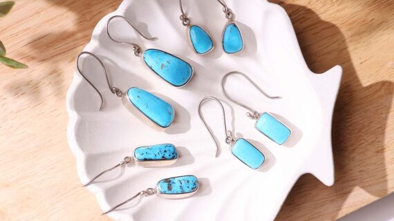 Persian Turquoise Hanging Earring