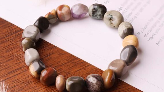 Polly Jasper Small Tumble Bracelet