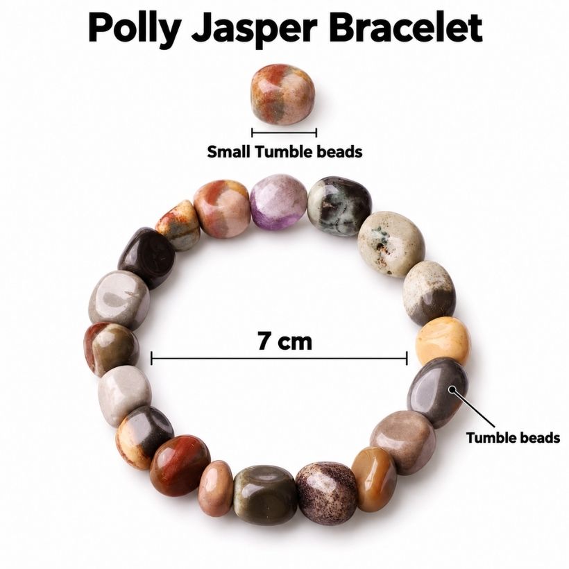 Polly Jasper Small Tumble Bracelet polly jasper small tumble bracelet