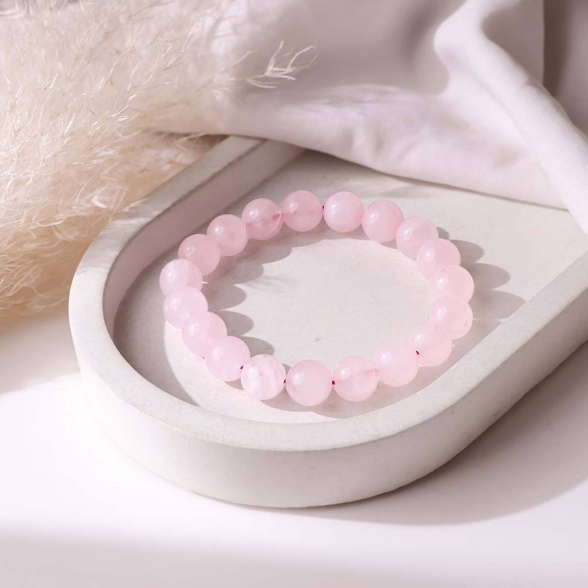 Rose Quartz Beads Bracelet (4)
