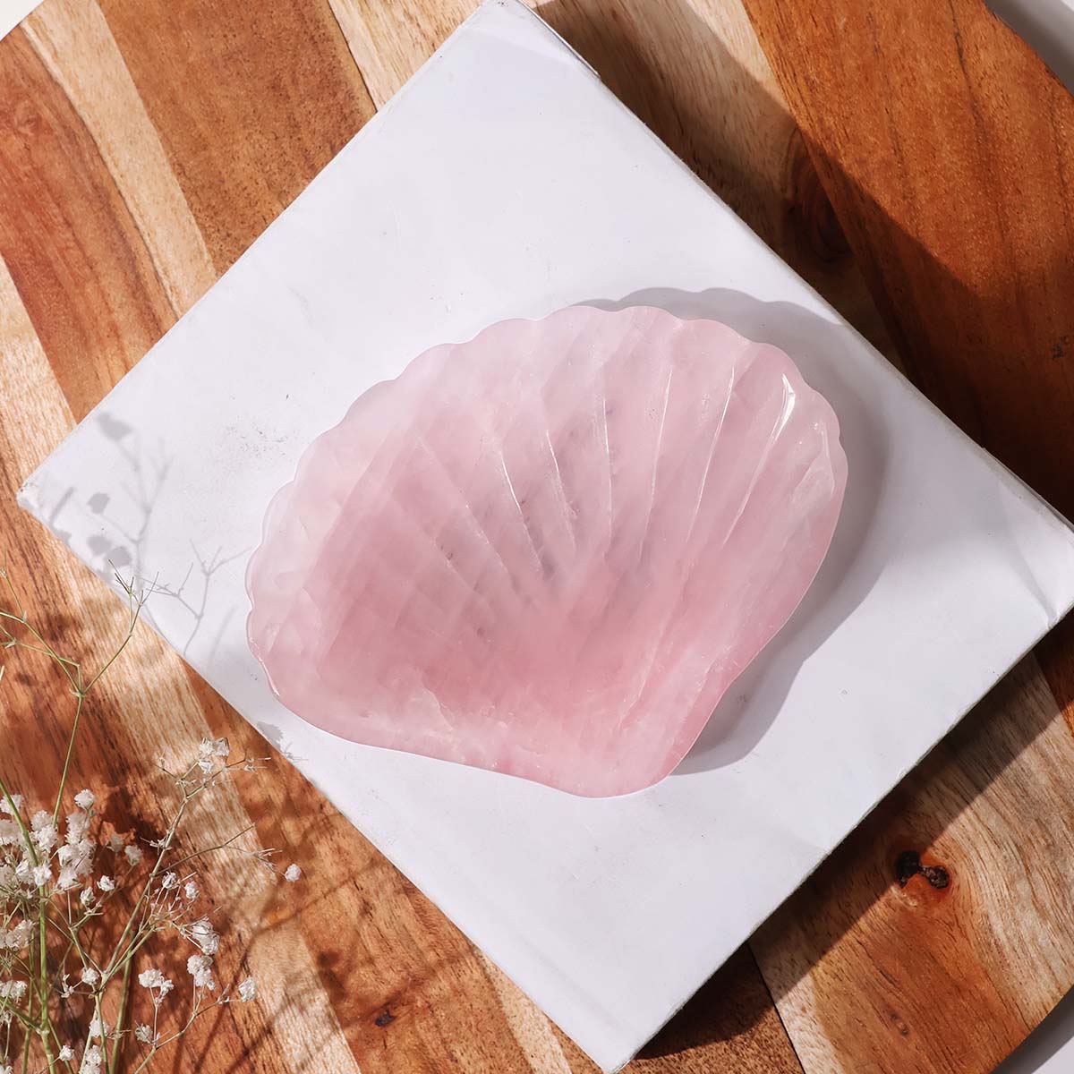 Rose Quartz Shell (6)