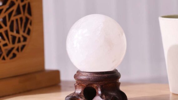 White Calcite Spheres