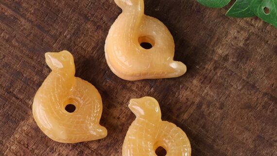 Yellow Calcite Snake