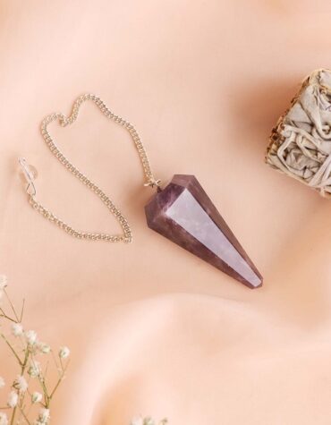 Amethyst Point Pendulum- Shubhanjali Store