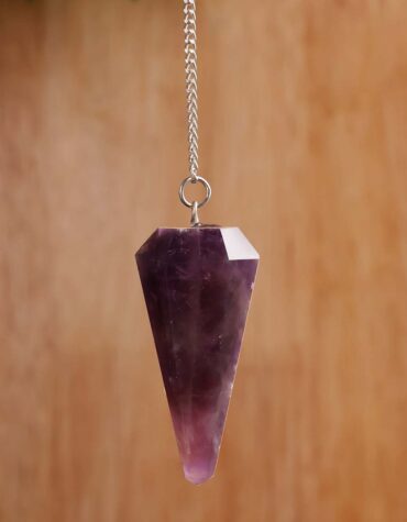 Amethyst Point Pendulum- Shubhanjali Store