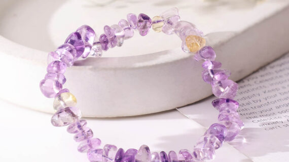 Ametrine Chips Beads Bracelet
