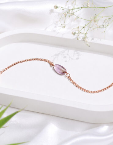 ametrine single tumble bracelet