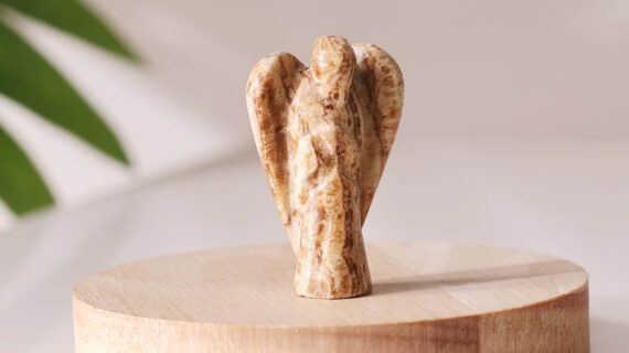 Banded Aragonite Angel 1 Inch