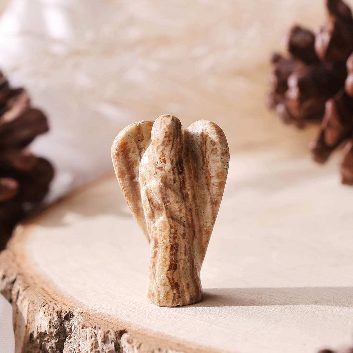 Banded Aragonite Angel 1 Inch (7)