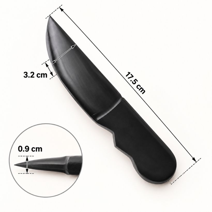 Black Agate Knife black agate knife