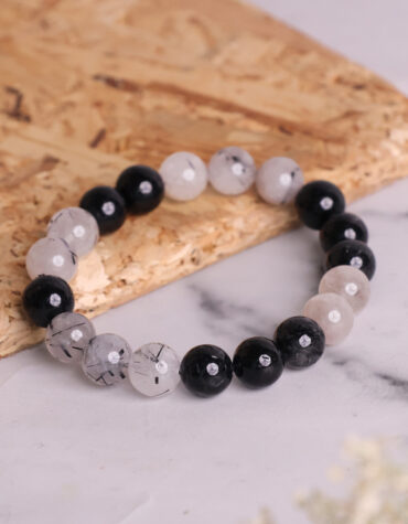 black rutile bracelet 10mm