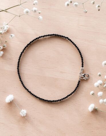 Black-Tourmaline-Faceted-Anklet-Shubhanjali-Store