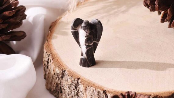 Black Zebra Angel 1 inch