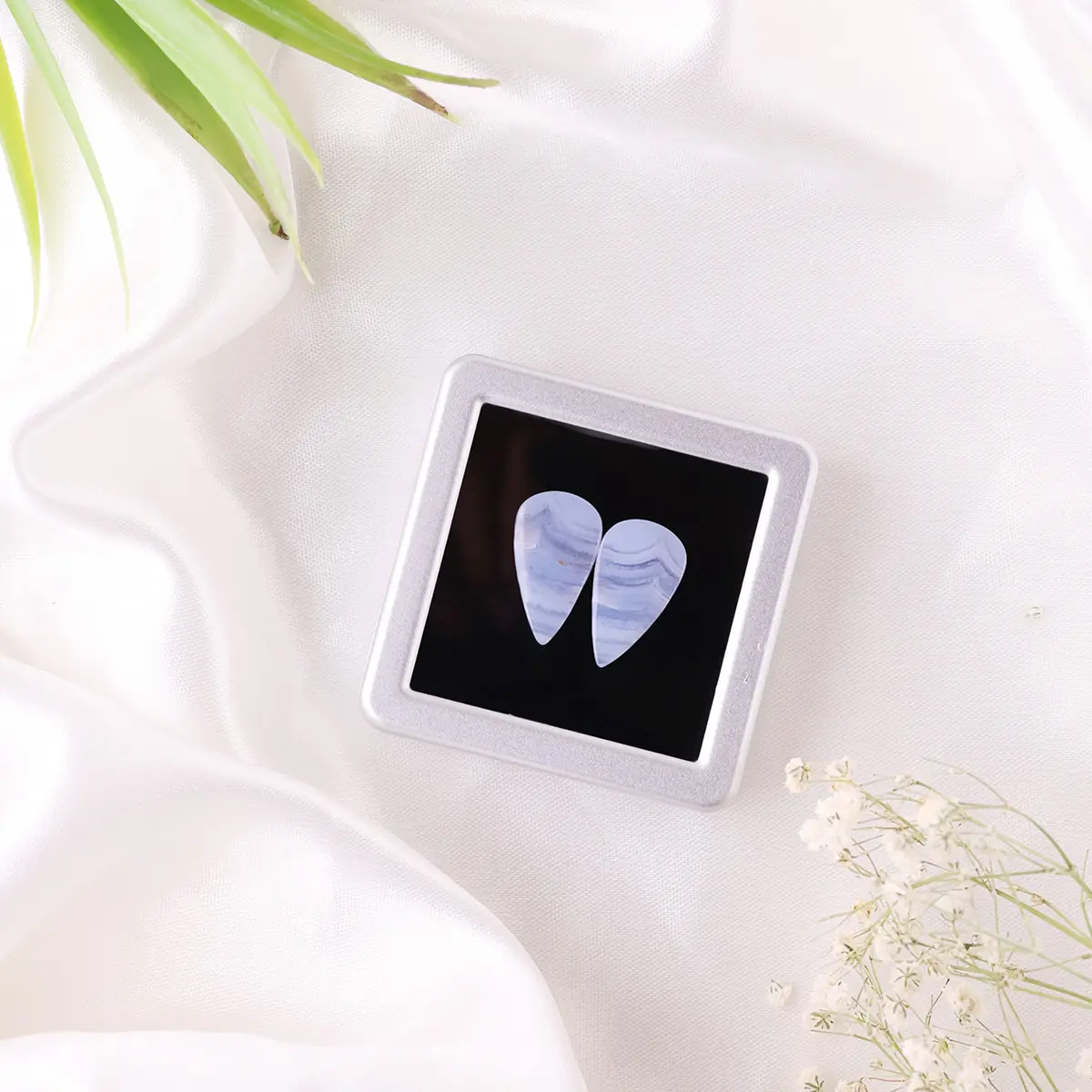 Blue Lace Agate Cabochon