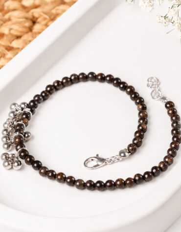 bronzite anklet 4mm