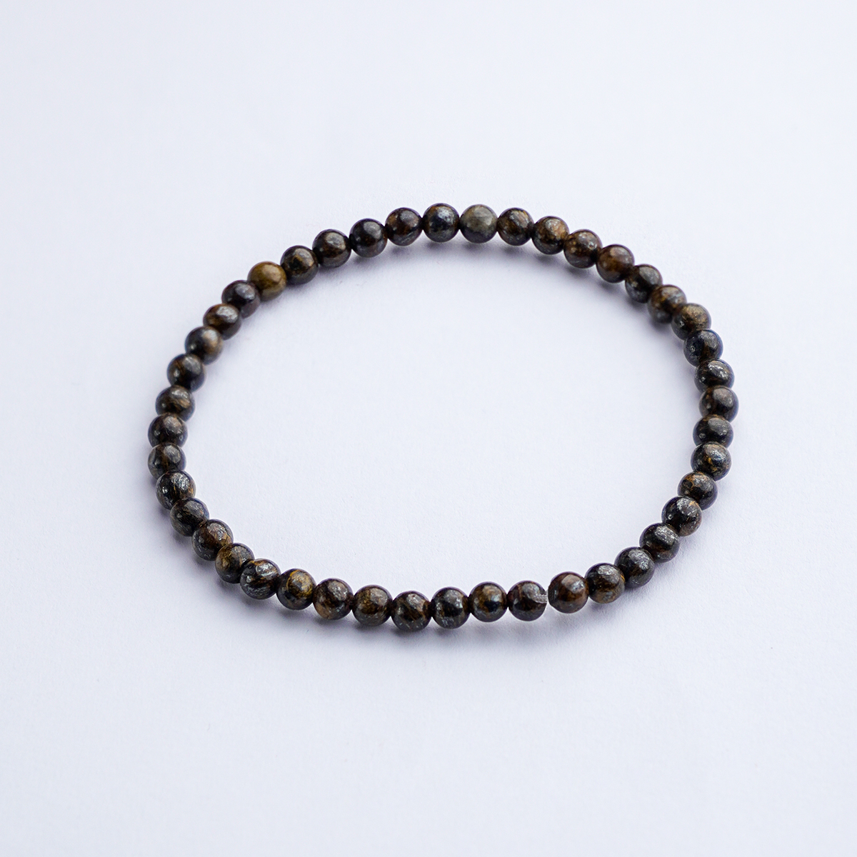 Bronzite Bracelet 4mm-Shubhanjali Store (3) bronzite bracelet 4mm