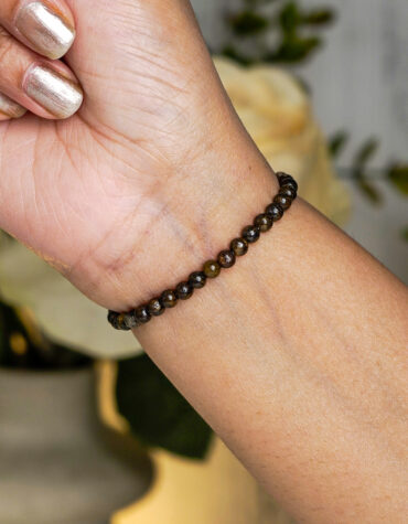 bronzite bracelet 4mm
