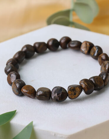bronzite small tumble bracelet