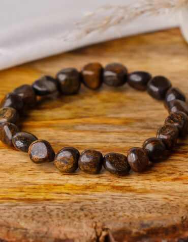 bronzite small tumble bracelet