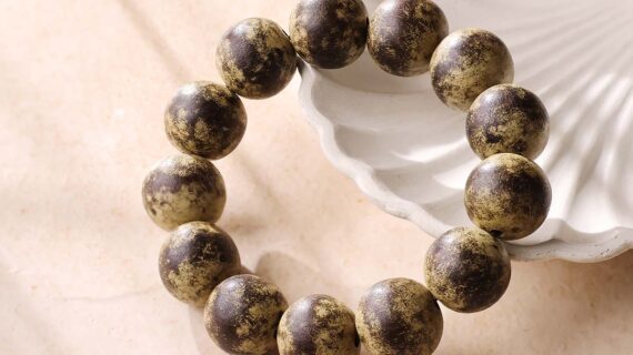 Cambodia Wild Agarwood Bracelet 18mm