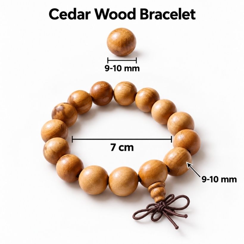 Cedar Wood Bracelet (2) cedar wood bracelet