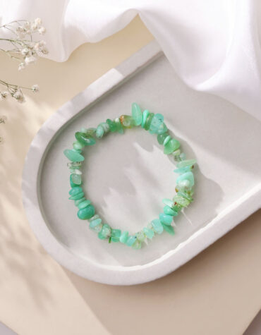 Chrysoprase-Chips-Beads-Bracelet-Shubhanjali-Store