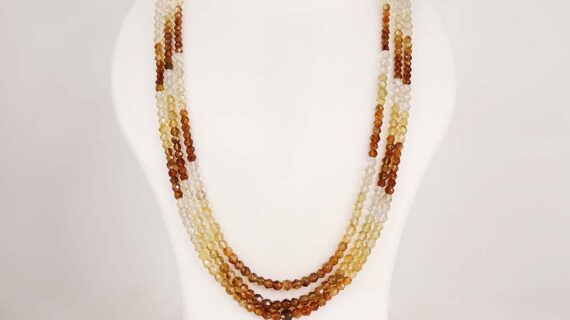 Citrine Faceted Necklace