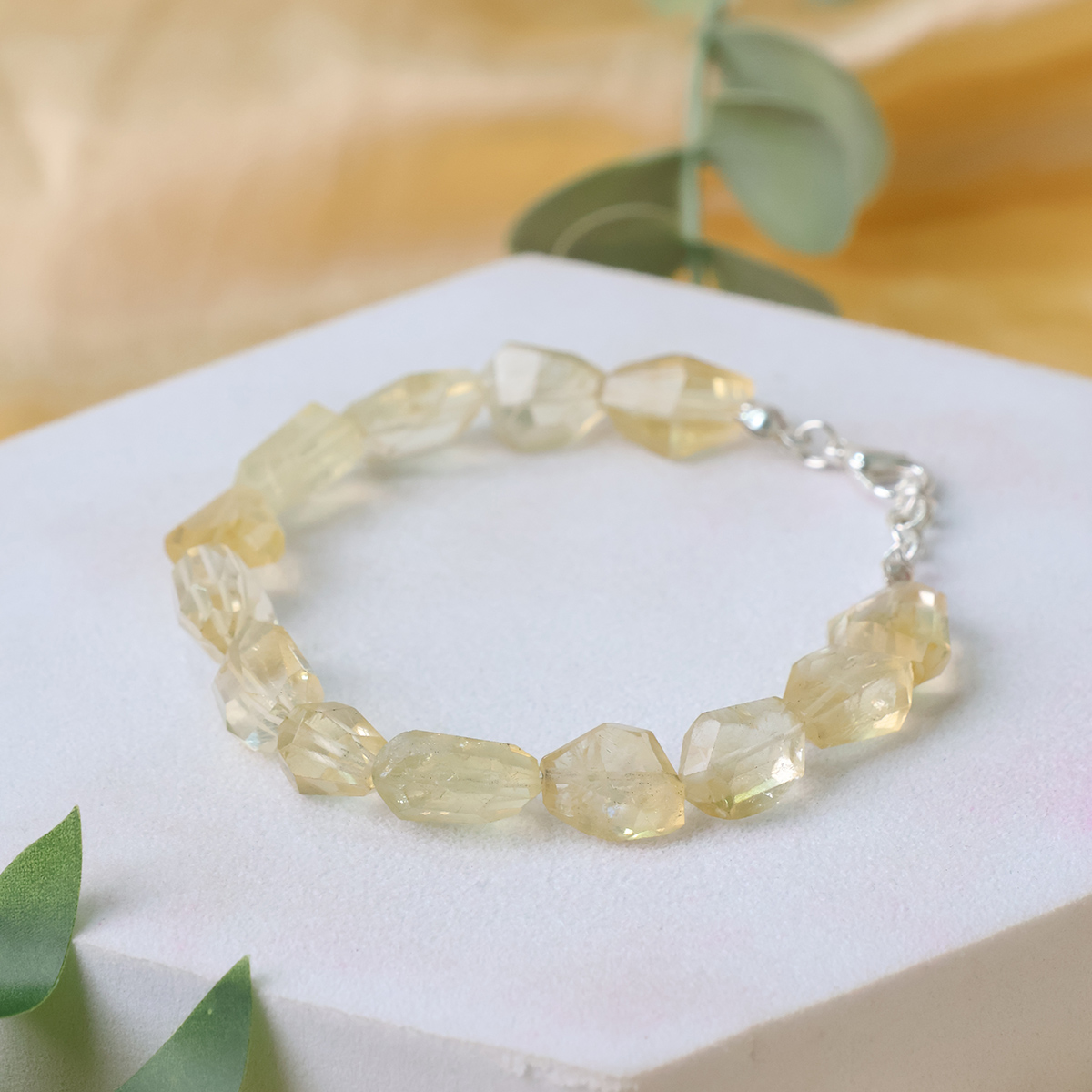 Citrine Faceted Tumble Bracelet-Shubhanjali Storee (3) citrine faceted tumble bracelet