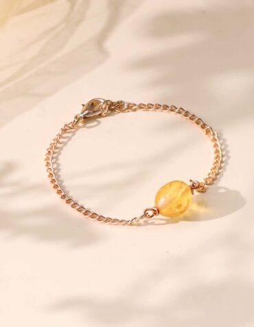 Citrine-Single-Tumble-Bracelet-Shubhanjali-Store