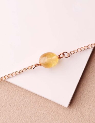 Citrine-Single-Tumble-Bracelet-Shubhanjali-Store