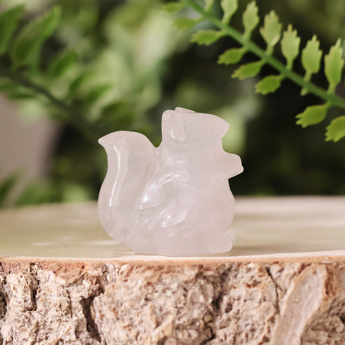Clear Quartz Squirrel 1 Inch (3)