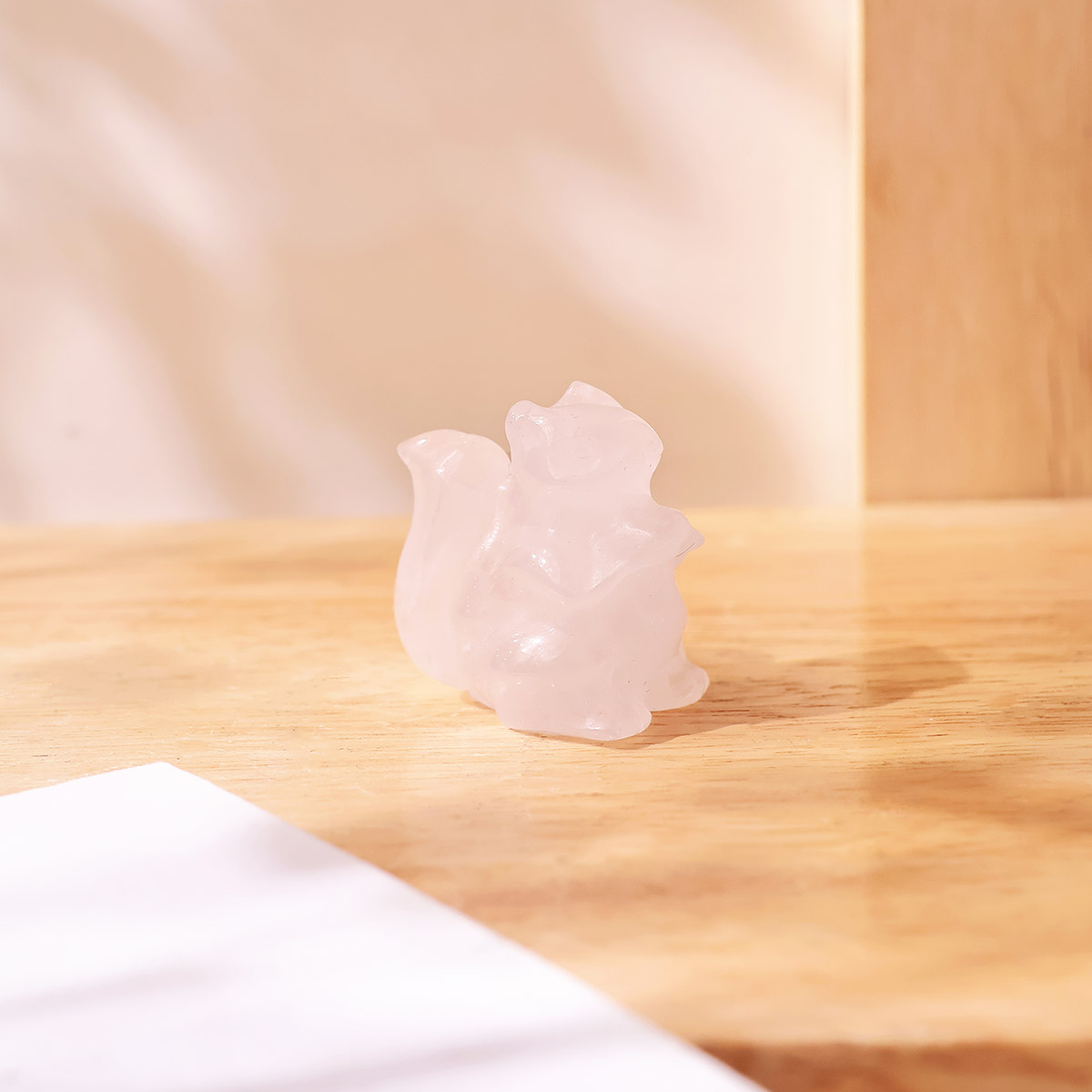 Clear Quartz Squirrel 1 Inch (4)