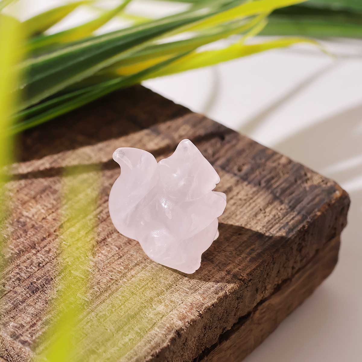 Clear Quartz Squirrel 1 Inch (5)