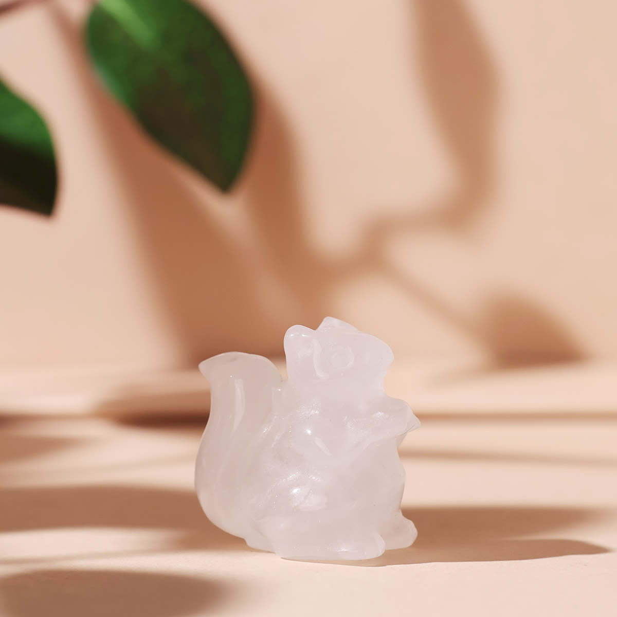 Clear Quartz Squirrel 1 Inch (6)