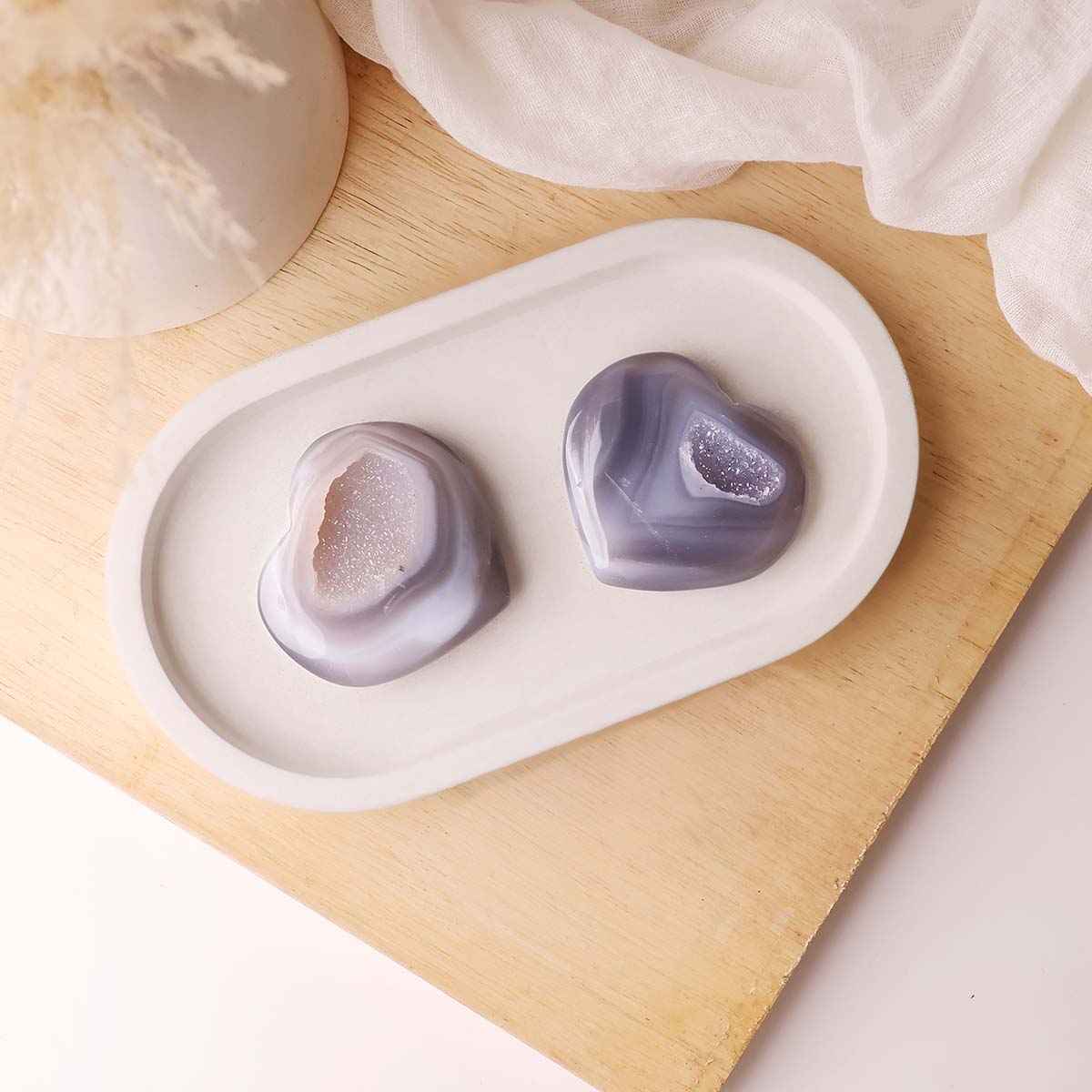 Druzy Agate Heart (4)