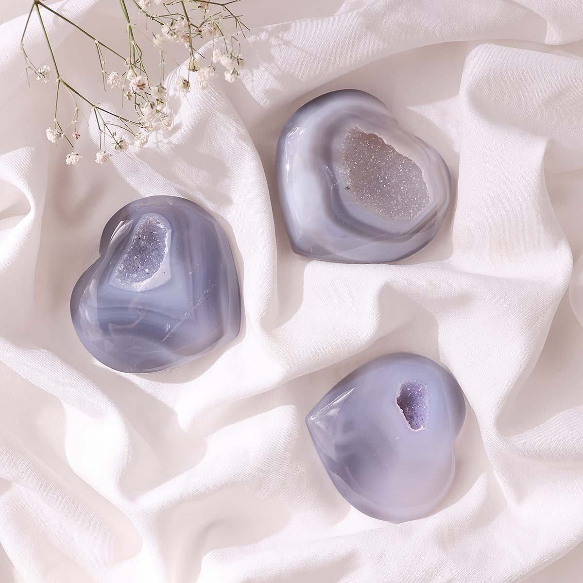 Druzy Agate Heart (5)