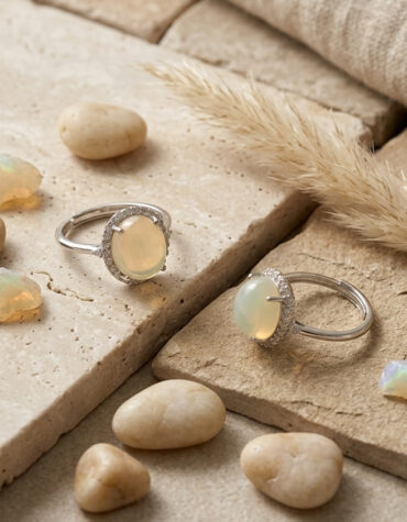 ethiopian opal big ring silver