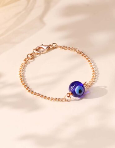 Evil Eye Single Tumble Bracelet-Shubhanjali Store